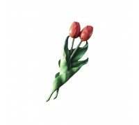 Тюльпаны №27 цветной (барельеф)